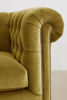 Thumbnail for your product : Anthropologie Velvet Lyre Chesterfield Grand Sofa, Wilcox