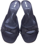 Thumbnail for your product : Miu Miu Slide Sandals