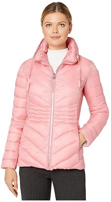 missy chevron puffer jacket