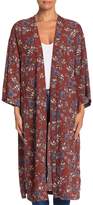 Thumbnail for your product : ALL IN FAVOR Long Printed Kimono