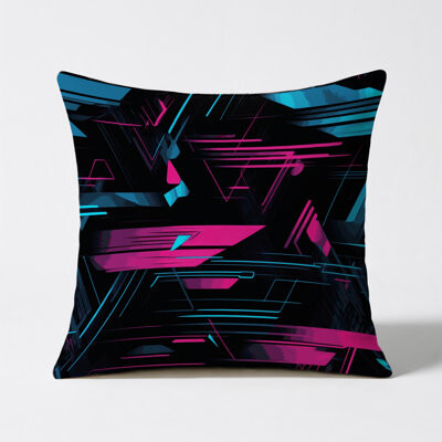 Rugolution Fractal Echo Indoor And Outdoor Throw Pillow