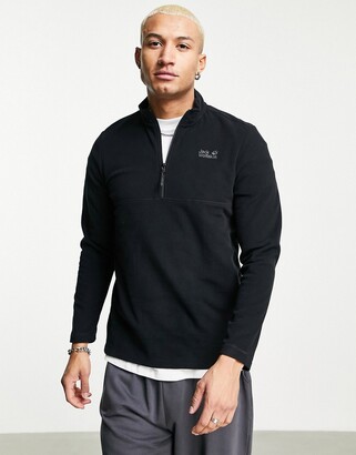jack wolfskin half zip fleece