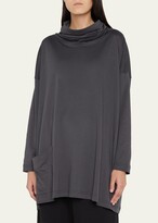 Thumbnail for your product : eskandar One-Pocket Angle-To-Front Monks Top (Long Length)