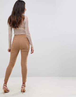 ASOS Design DESIGN high waist pants in skinny fit