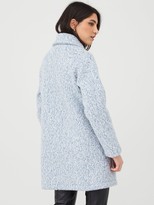 Thumbnail for your product : Very Double Breasted Relaxed Coat - Blue