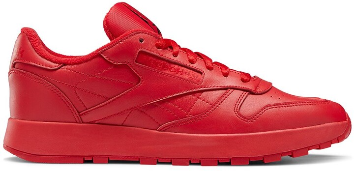red reebok classic shoes