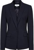 Thumbnail for your product : Reiss Tilda - Textured Single-breasted Blazer in Night Navy