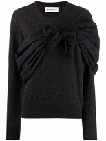 Thumbnail for your product : Molly Goddard Bow-Detailed Wool Jumper