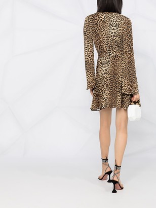 Philipp Plein Gilda leopard-print mini dress