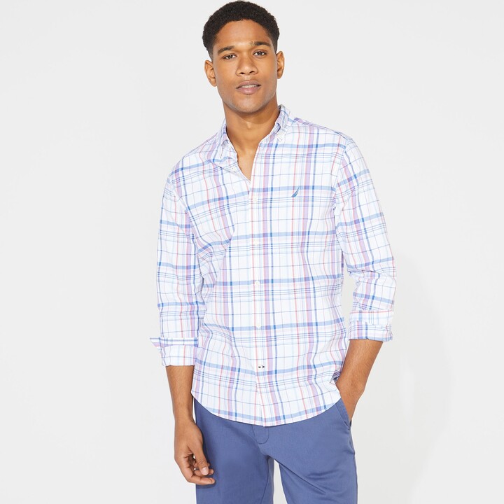 Blue And White Plaid Shirt | Shop the world's largest collection 