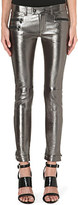 Thumbnail for your product : Diesel Panker cropped skinny leather trousers