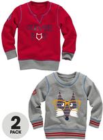 Thumbnail for your product : Ladybird Boys Clever Fox Jumpers (2 pack)