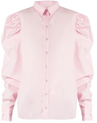 Marques Almeida Puff-sleeved cotton-poplin shirt