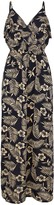 Thumbnail for your product : New Look Mela Leaf Print Maxi Dress