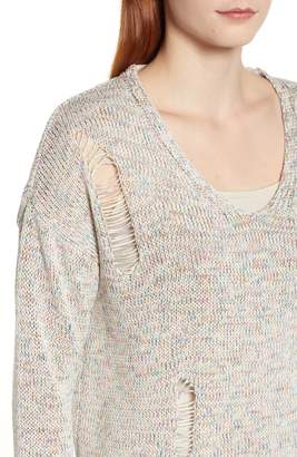 Caslon Shredded Sweater