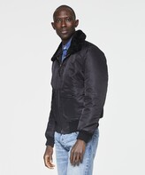 Thumbnail for your product : Exclusive Todd Snyder + Golden Bear Shearling Collar Bomber Jacket in Black