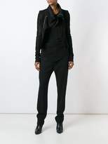Thumbnail for your product : Rick Owens drop-crotch straight leg trousers