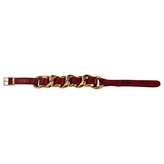 Thumbnail for your product : Chanel Red Leather Bracelet