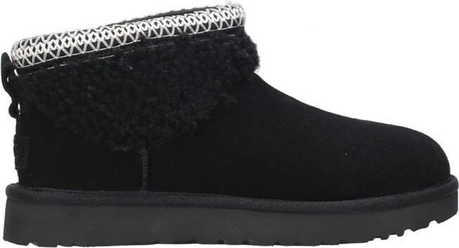 UGG Classic Ultra Mini Maxi Curly Ankle Boots