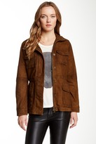 Thumbnail for your product : Haute Hippie Distressed Suede Cargo Jacket