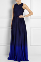 Thumbnail for your product : Matthew Williamson Ombré silk-voile gown