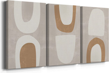Dakota Fields Sun Temple I -Custom Wrapped Gallery Canvas - 3 Pieces