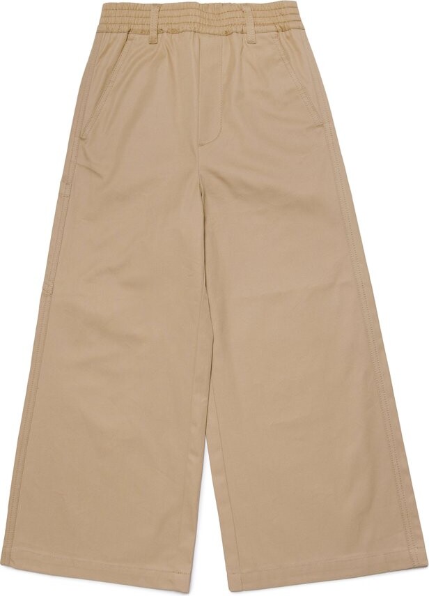 MM6 MAISON MARGIELA Kids Elasticated-Waistband Wide-Leg Chinos