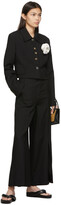 Thumbnail for your product : Recto Black Wool Hospel Asymmetric Trousers
