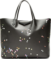 Thumbnail for your product : Givenchy Black Canvas Confetti Large Antigona Shopping Tote