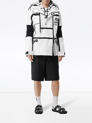 Burberry Globe Graphic Reconstructed Track Jacket