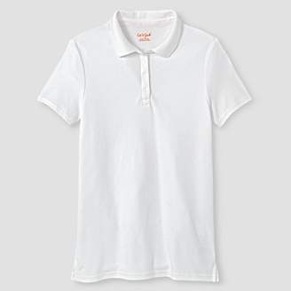 Cat & Jack Girls' Interlock Polo Shirt