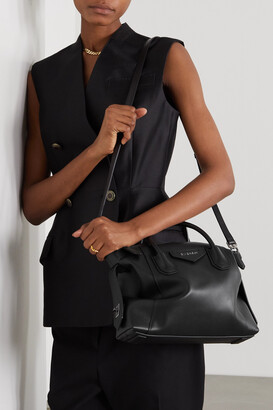 Antigona Sport Small Leather Tote Bag in Black - Givenchy