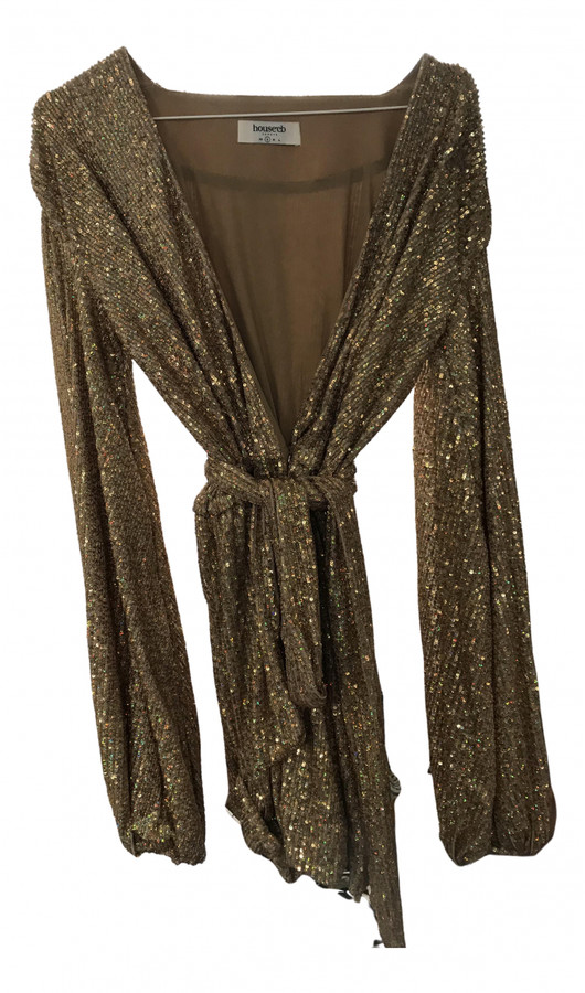 House Of CB Gold Glitter Dresses ShopStyle