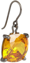 Thumbnail for your product : Bottega Veneta Oxidized sterling silver cubic zirconia earrings