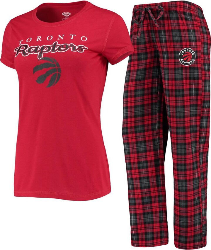 New Jersey Devils Concepts Sport Women's Badge T-Shirt & Pants Sleep Set -  Red/Black