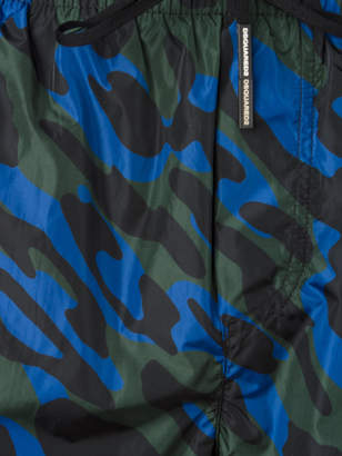 DSQUARED2 camouflage print swim shorts