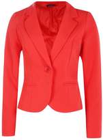 Thumbnail for your product : boohoo Emily Woven Button Blazer