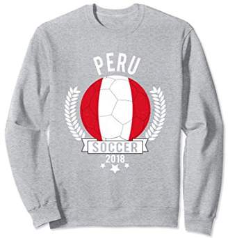 Peru 2018 Soccer Team Fan Jersey Sweatshirt