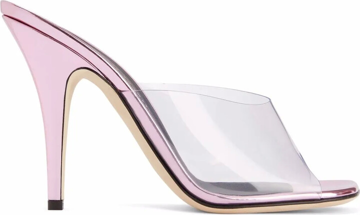 Giuseppe Zanotti 105mm Earthshine Plexy sandals