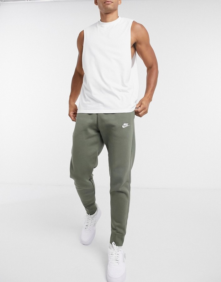 cuffed khaki joggers