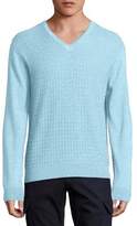 Thumbnail for your product : Saks Fifth Avenue COLLECTION Jacquard V-Neck Wool & Silk Sweater