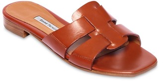 Emme Parsons 10mm Leo Leather Slide Sandals
