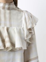 Thumbnail for your product : ALUF ruffled Lana blouse