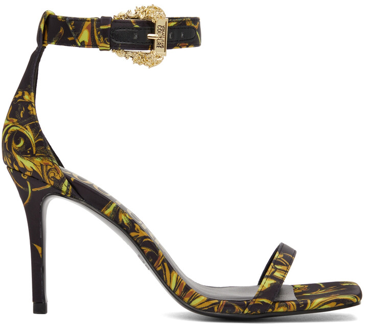Black And Gold Sandals | Shop the world's largest collection of fashion |  ShopStyle