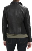 Thumbnail for your product : Andrew Marc Knit-Inset Leather Jacket (For Women)
