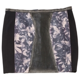 Thumbnail for your product : April May Black Leather Skirt