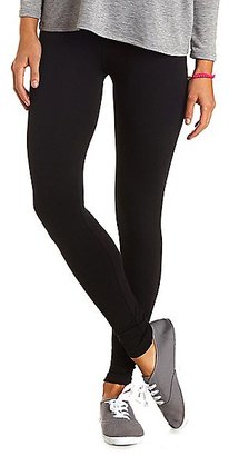 Charlotte Russe High-Waisted Cotton Leggings