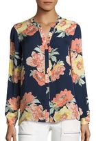 Thumbnail for your product : Joie Devitri Wildflower Silk Blouse
