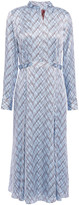 Thumbnail for your product : Equipment Printed Silk-charmeuse Midi Dress