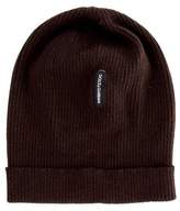 Thumbnail for your product : Dolce & Gabbana Logo-Accented Wool Beanie